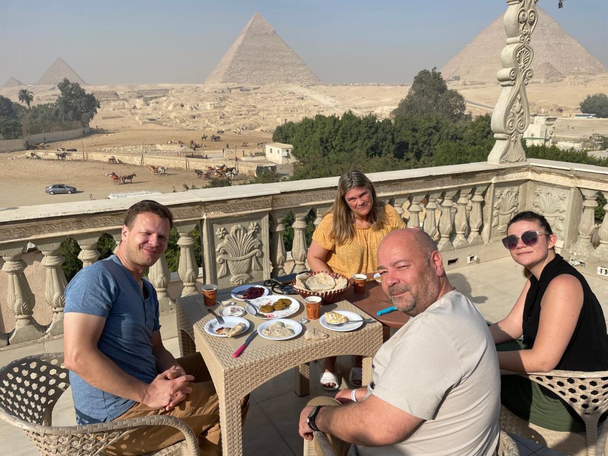 Sphinx Palace Pyramids View Inn Kafret el-Gabal Exterior foto