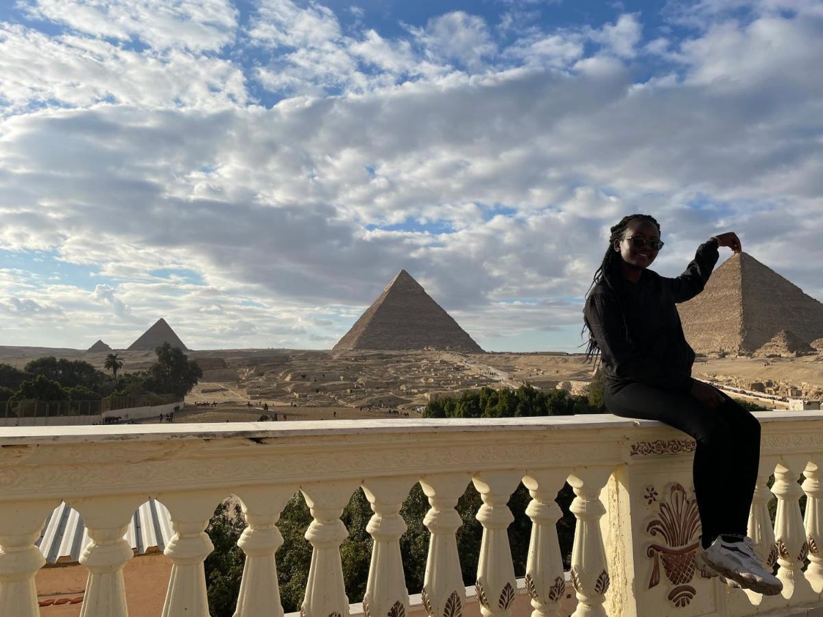 Sphinx Palace Pyramids View Inn Kafret el-Gabal Exterior foto