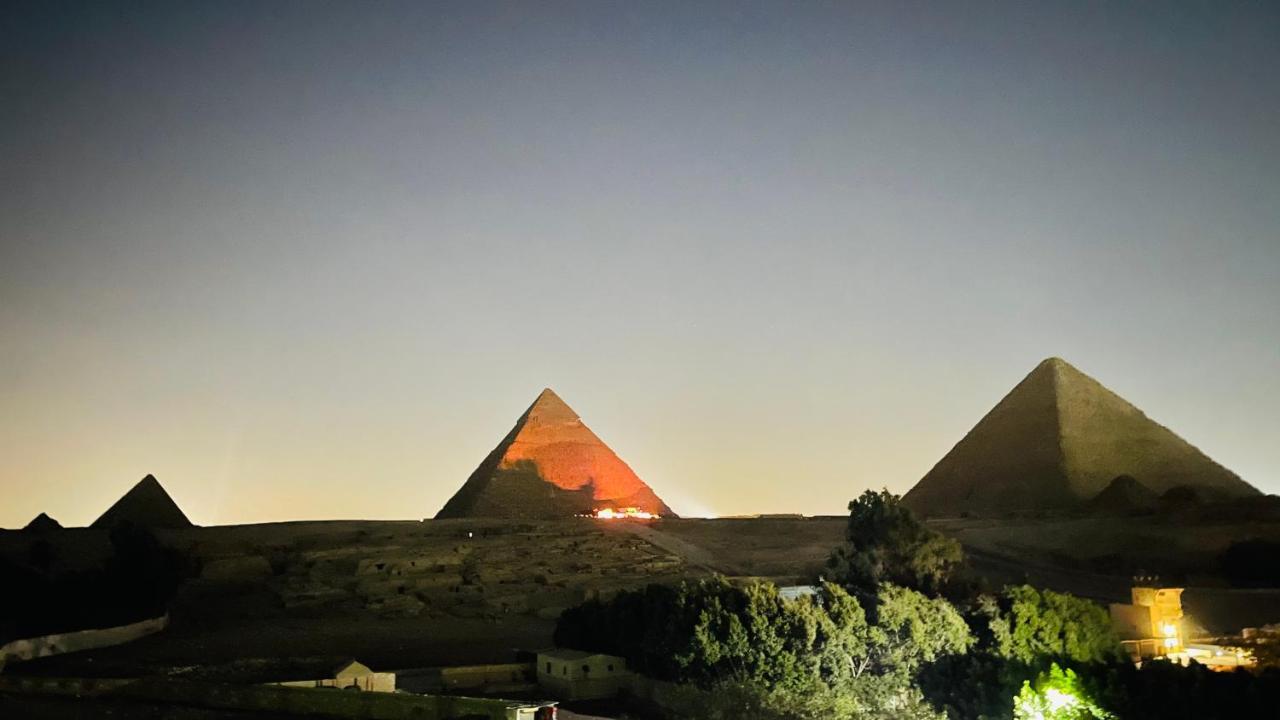 Sphinx Palace Pyramids View Inn Kafret el-Gabal Exterior foto