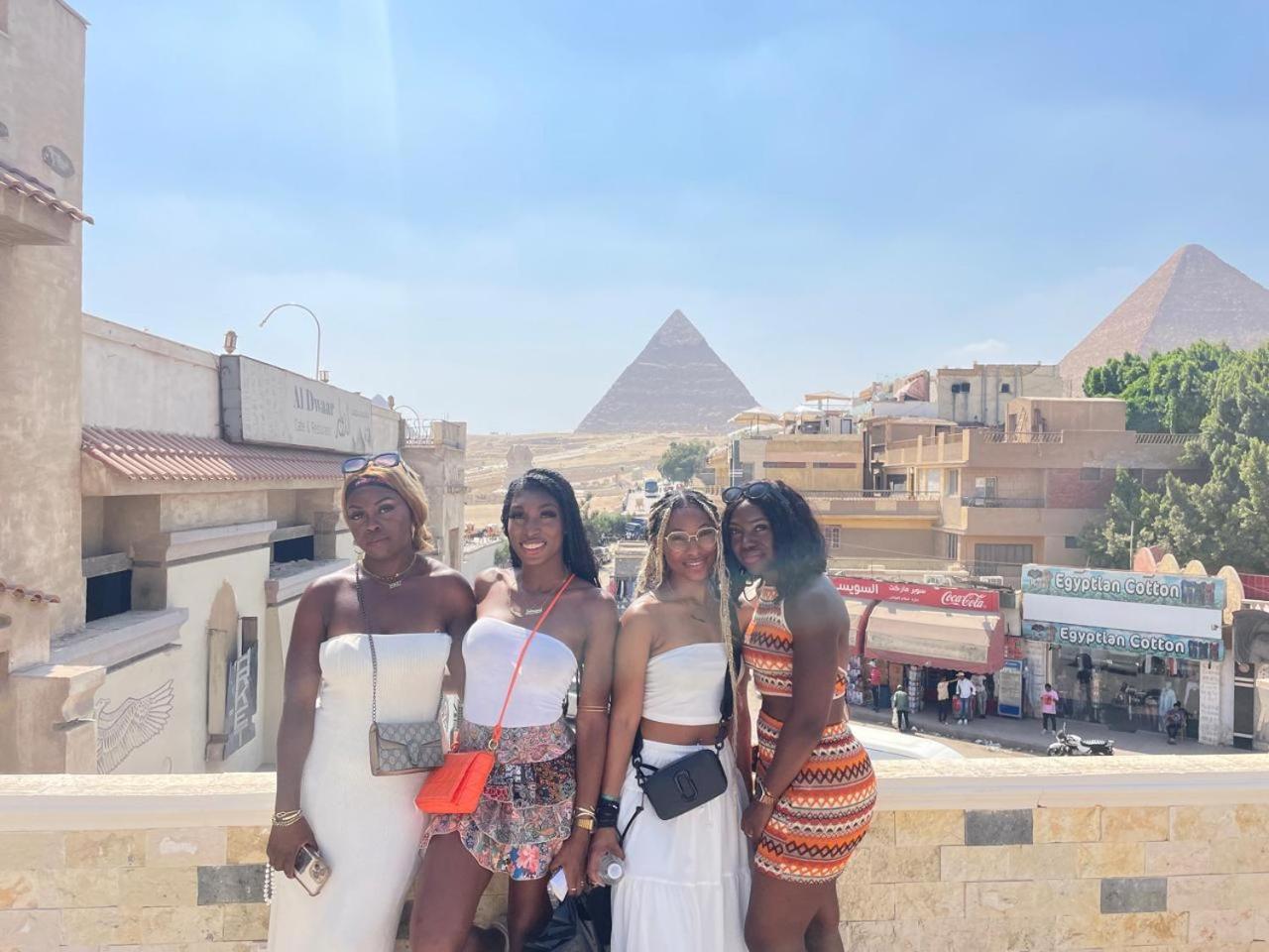 Sphinx Palace Pyramids View Inn Kafret el-Gabal Exterior foto